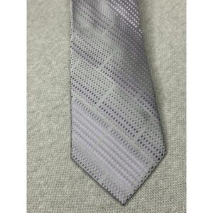 Men's Silk Neck Tie iridescent lavender geometric stain resistant Power Tie